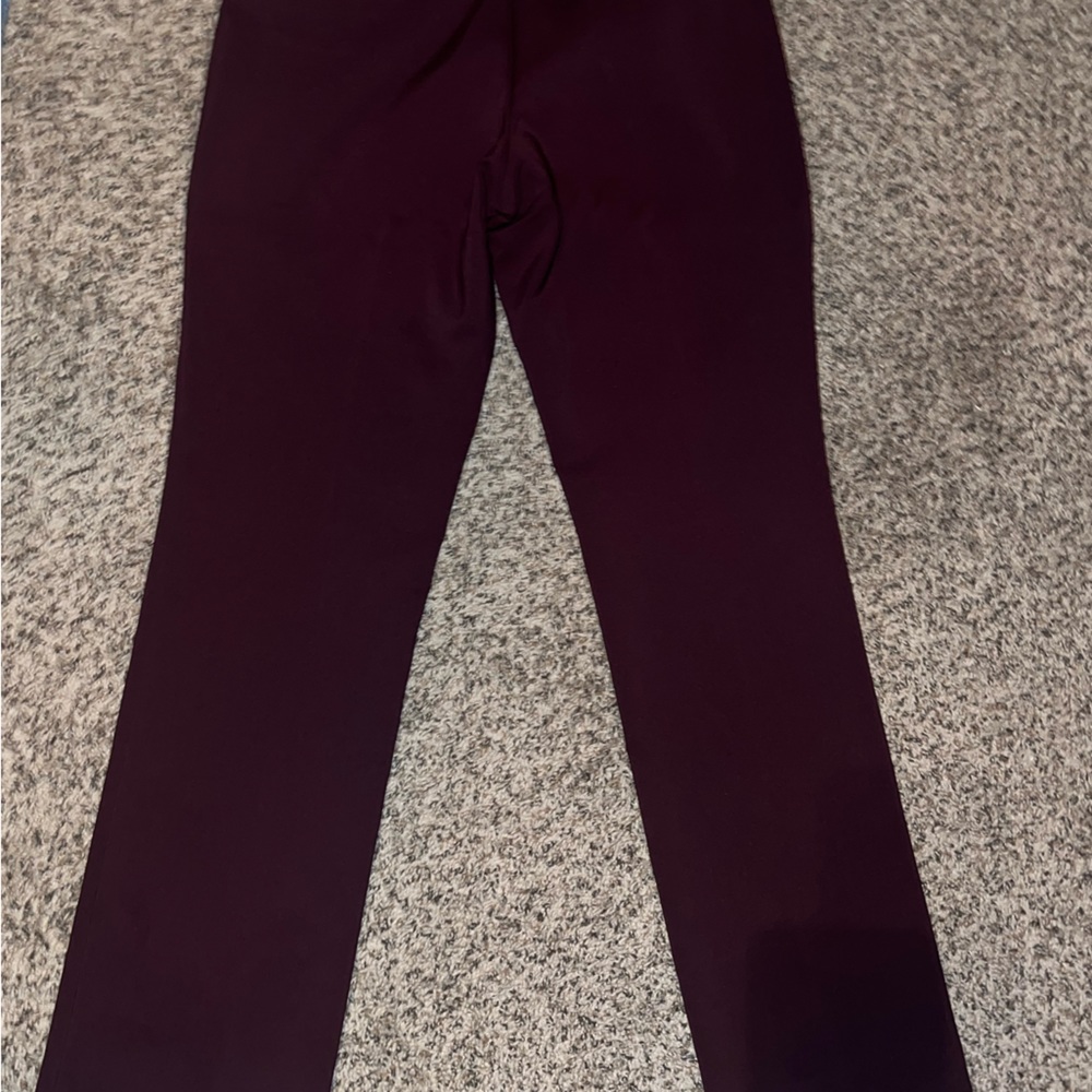 Dress pants burgundy flair pants size 6